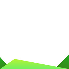 green triangle footer-16