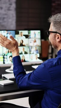 Video Conference Webinar Online Call Meeting