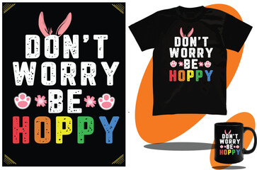 Easter women t shirt or Easter Bunny shirt design and Easter kids t shirt design or vector