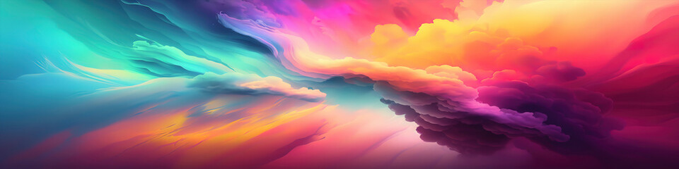 Expansive Abstract Wallpaper in Soft Pastel Nuances
