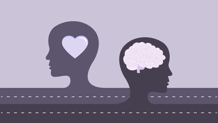 Conflict between the mind and the heart journey