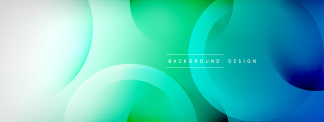 Abstract background - geometric composition created with lights and shadows. Technology or business digital template