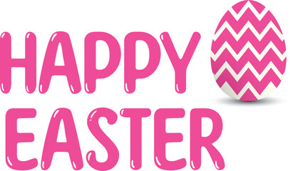 Free vector happy easter card in doodle style
