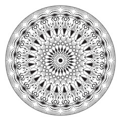 Creative luxury of mandala illustration