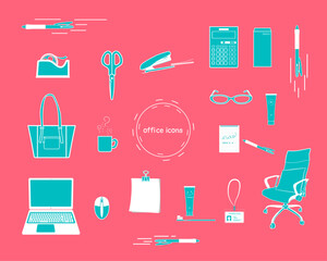 Office icons set
