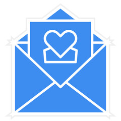 Vector Design Love Letter Icon Style
