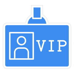 Obraz premium Vector Design VIP Pass Icon Style