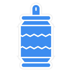 Vector Design Can Icon Style