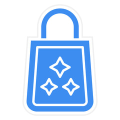 Vector Design Shopping Bags Icon Style