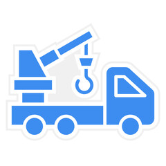 Obraz premium Vector Design Crane Icon Style