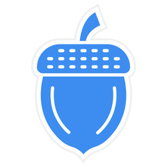 Vector Design Acorn Icon Style