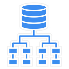 Vector Design Data Flow Icon Style