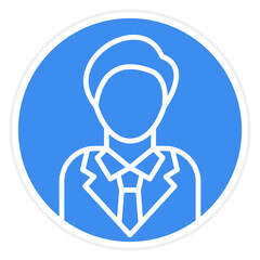 Vector Design User Profile Icon Style