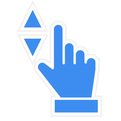 Vector Design Scrolling Icon Style