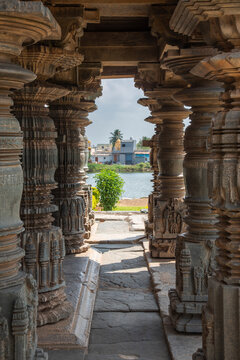 Mahadeva temple dedicated to Lord Shiva in Itagi in Koppla, Karnataka, India