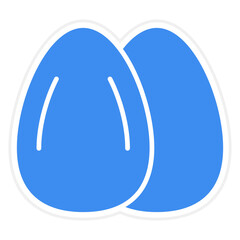Vector Design Eggs Icon Style