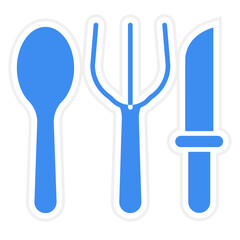 Vector Design Cutlery Icon Style