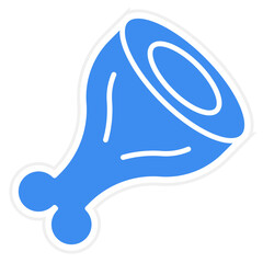 Vector Design Ham Leg Icon Style