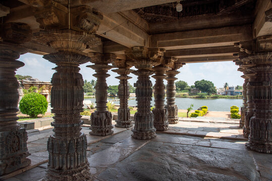 Mahadeva temple dedicated to Lord Shiva in Itagi in Koppla, Karnataka, India