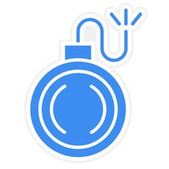 Vector Design Bomb Icon Style