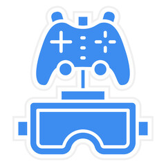 Vector Design Vr Gaming Icon Style