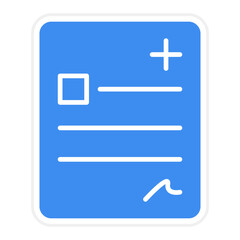 Obraz premium Vector Design Medical History Icon Style