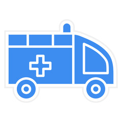 Vector Design Ambulance Icon Style