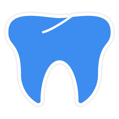 Vector Design Tooth Icon Style