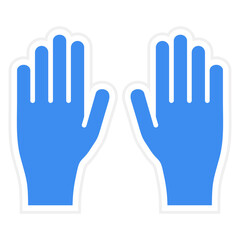 Vector Design Gloves Icon Style
