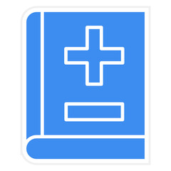 Vector Design Medical Book Icon Style