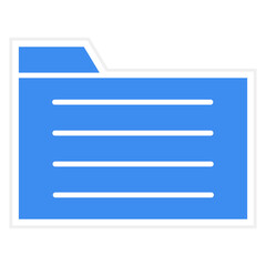 Fototapeta premium Vector Design Folder Icon Style