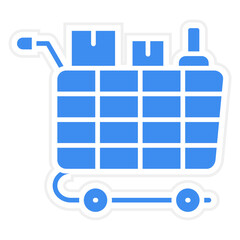 Vector Design Food Cart Icon Style