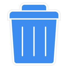 Vector Design Trash Can Icon Style