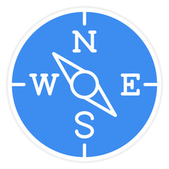 Vector Design Compass Icon Style
