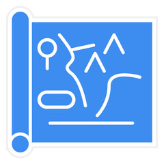 Vector Design Map Icon Style