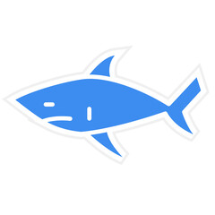 Vector Design Shark Icon Style