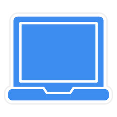 Vector Design Laptop Icon Style