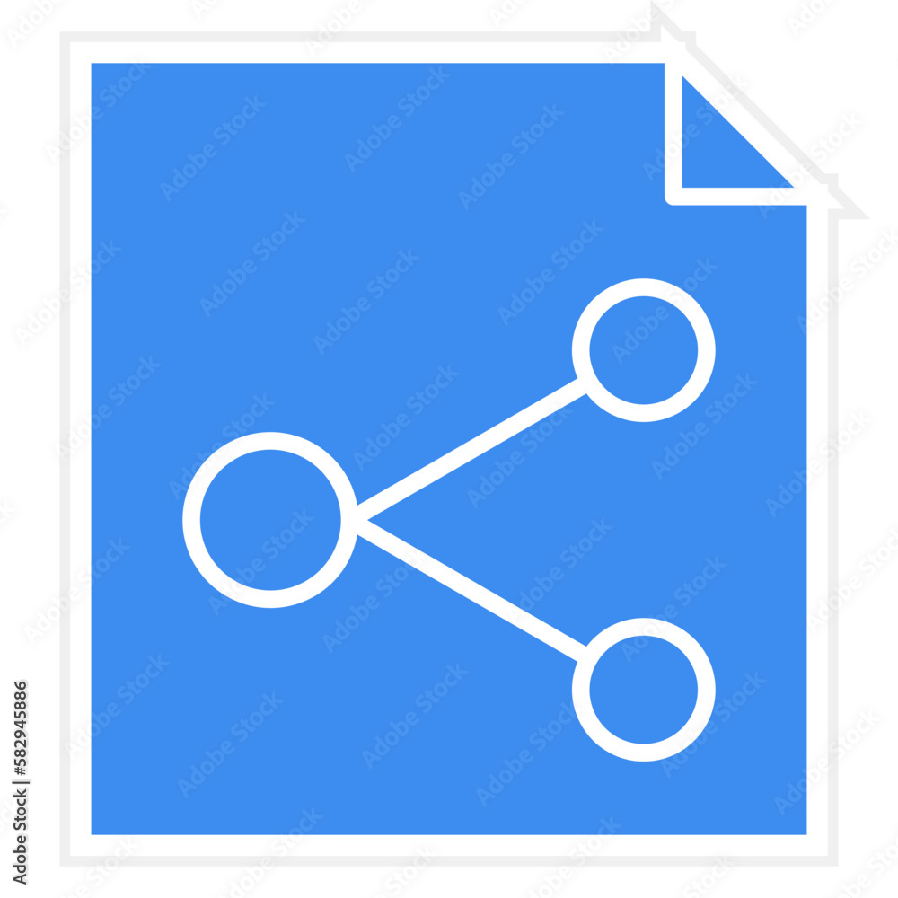 Poster Vector Design File Sharing Icon Style