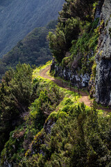 Fototapeta na wymiar Mountain path in high mountains 