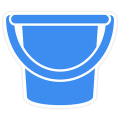 Vector Design Water Bucket Icon Style