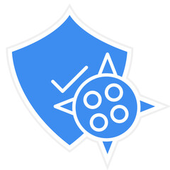 Vector Design Virus Protection Icon Style