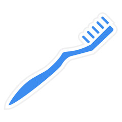 Vector Design Toothbrush Icon Style