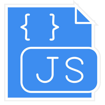 Vector Design Javascript File Icon Style