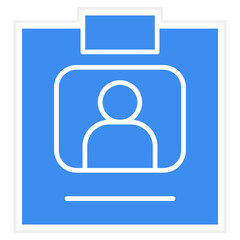 Vector Design Press Pass Icon Style
