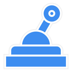 Vector Design Control Lever Icon Style