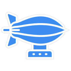 Vector Design Zeppelin Icon Style © designing ocean