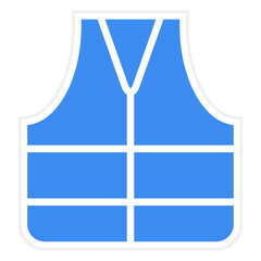 Vector Design Life Jacket Icon Style