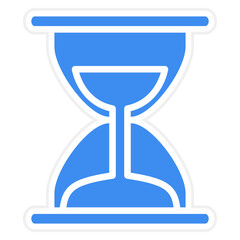 Vector Design Hourglass Icon Style