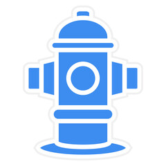 Vector Design Hydrant Icon Style