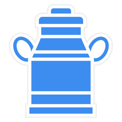 Vector Design Milk Tank Icon Style
